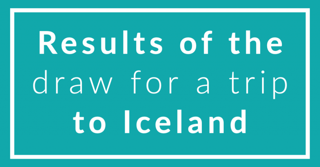 The winner of the Iceland trip